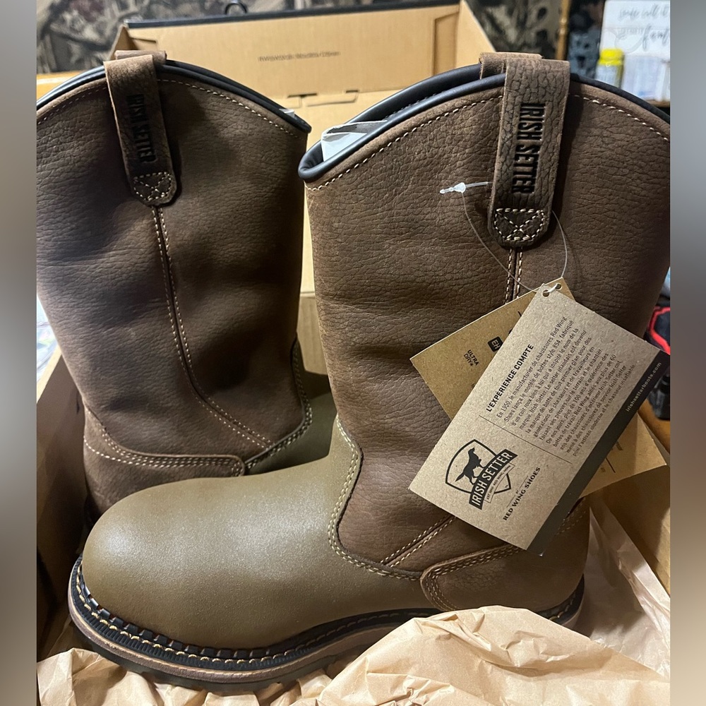 Irish setter steel toed boots